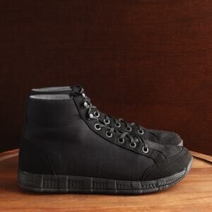 Viktos Boots Mens SZ 9 BLK Overbeach Tactical High Top Ripstop Outdoor Training